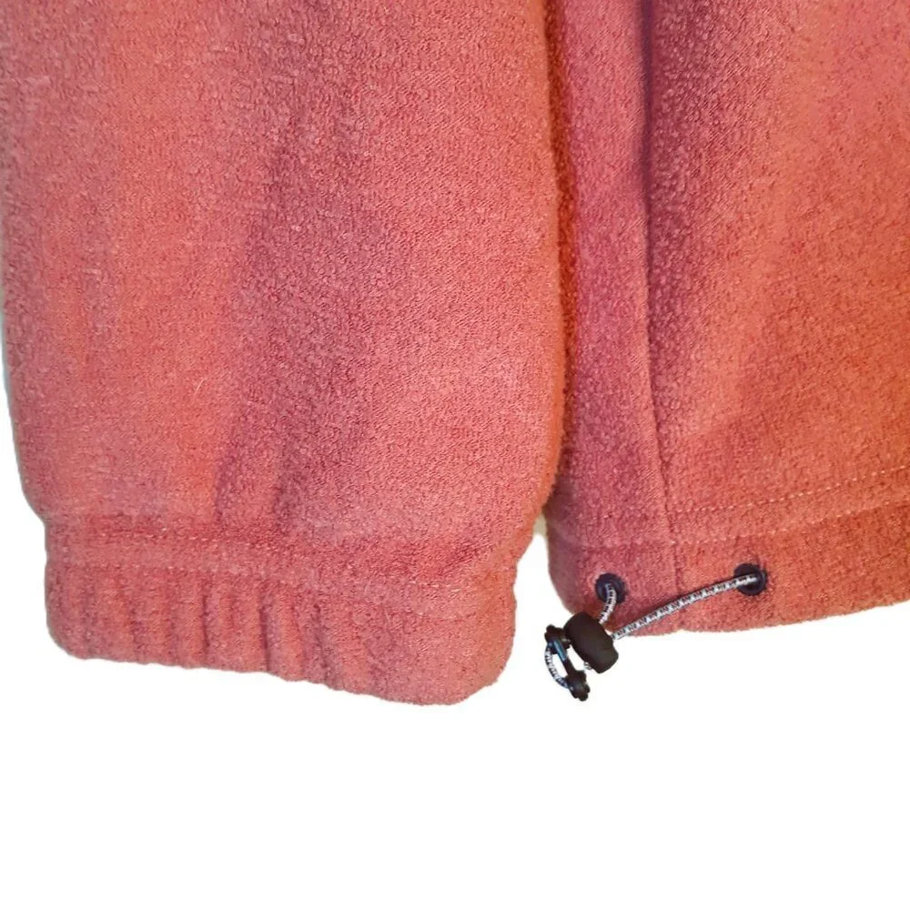 Eddie Bauer Mountain Henley Fleece Sweater S Snap Button Colorblock Normcore - Picture 4 of 7
